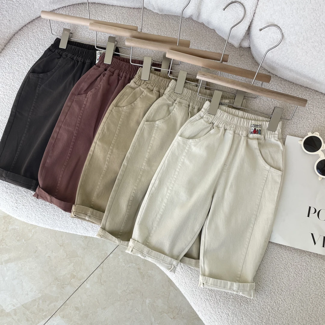 【颜值控】儿童春款男女童极简风休闲裤潮童宽松韩范裤子版外穿潮
