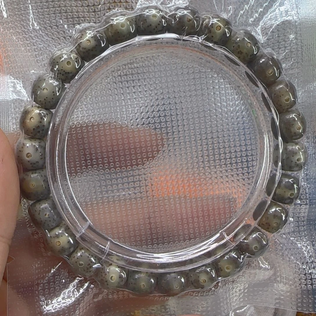 星月菩提手串*️****72殿堂黑冰星月菩提98桶单圈