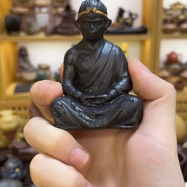 紫砂茶宠紫砂悟空茶宠摆件瑕疵