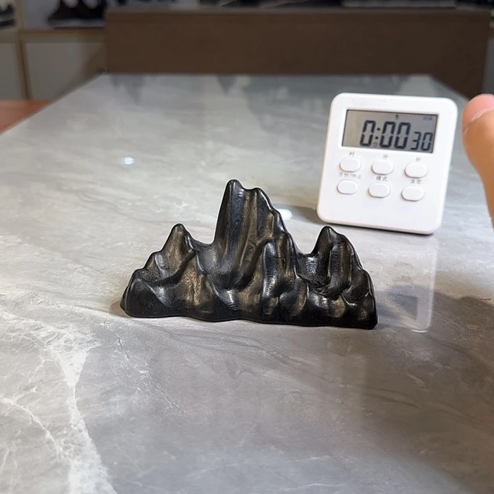 荷***韵奇石茶宠鱼缸文房摆件