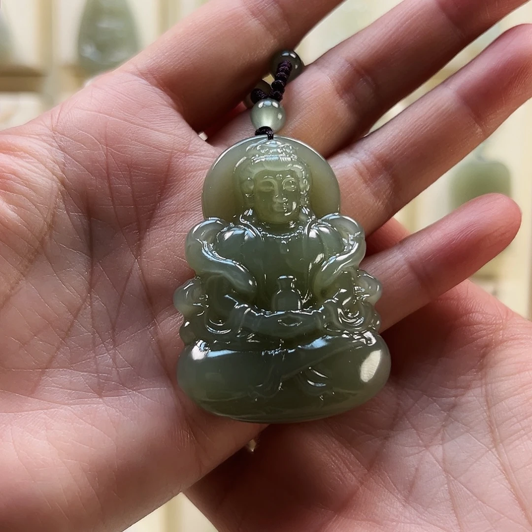 余***ˣ和田玉未镶嵌颈饰