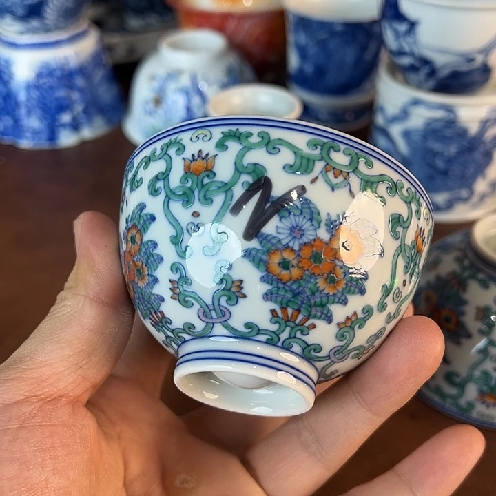 瓷片景德镇全手工手绘陶瓷