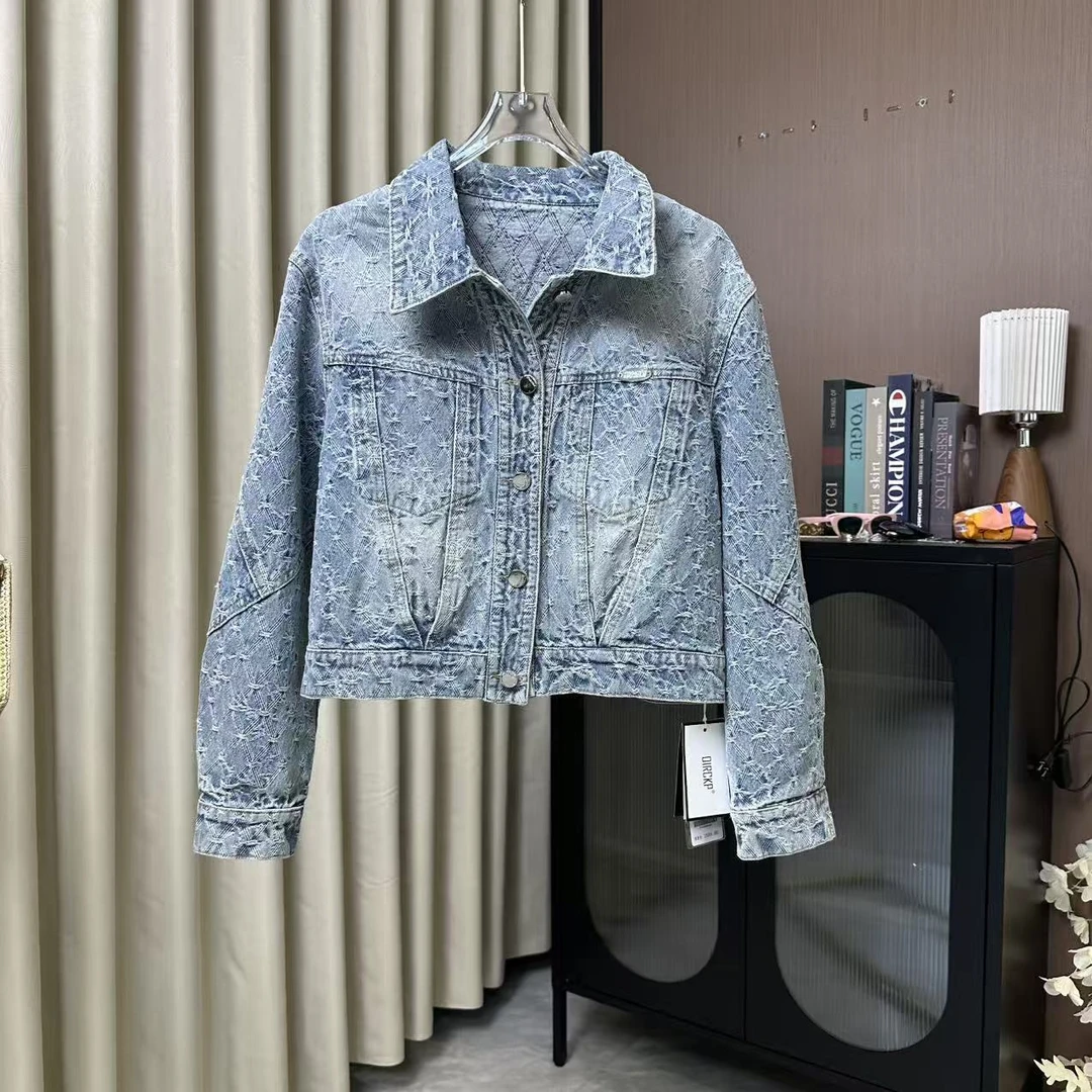 9号链接-短款女短外套长袖设计师纽扣百搭女装