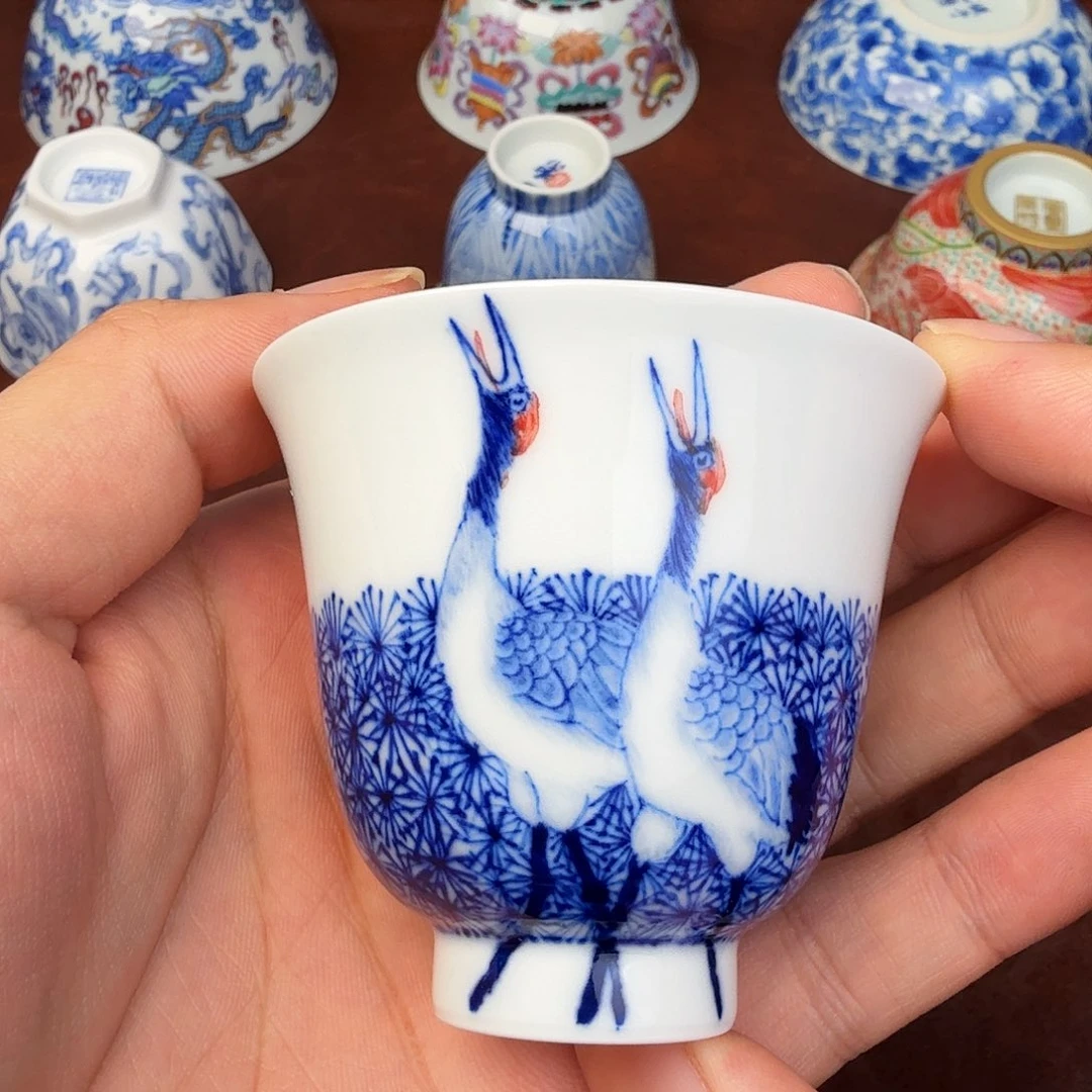 现代景德镇全手工全手绘陶瓷
