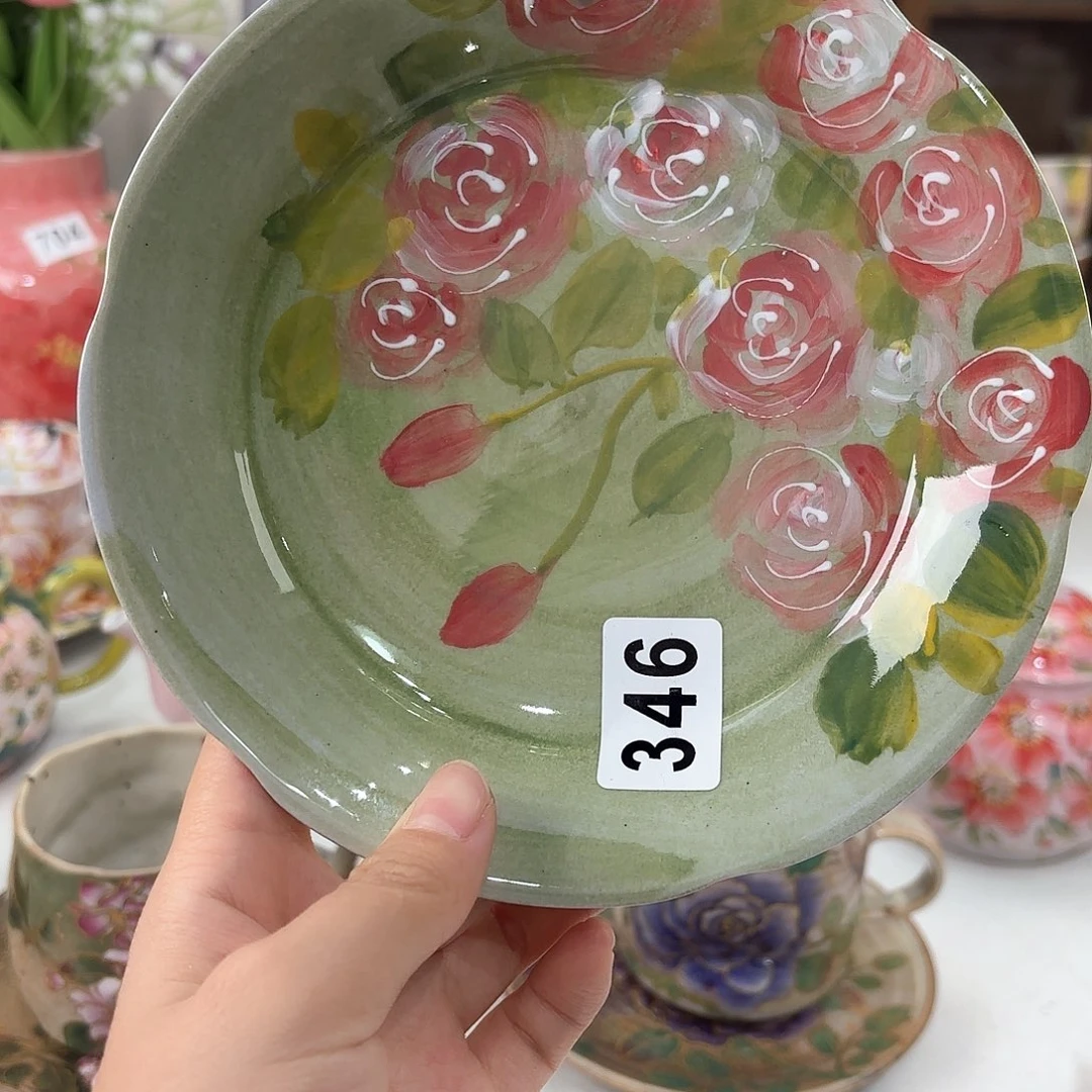 景德镇手绘高温釉下彩陶瓷茶具