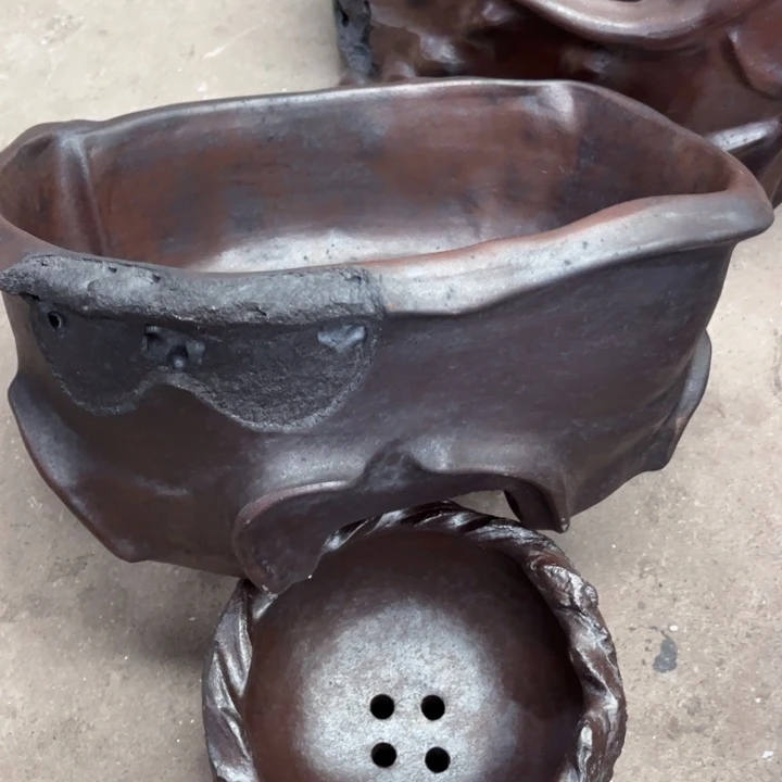 不***怀紫砂花盆宜兴紫砂工艺厂。