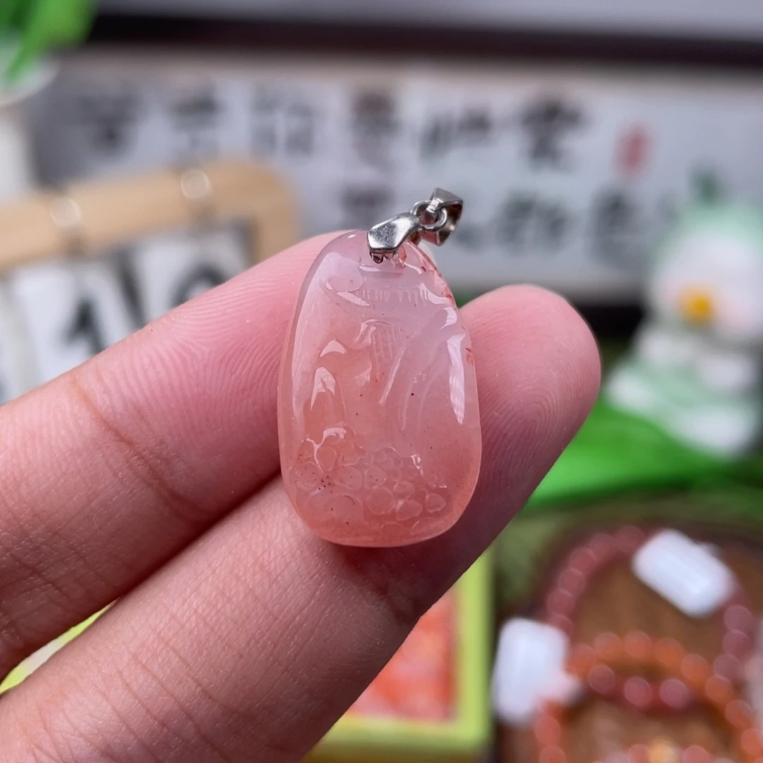未镶嵌南红玛瑙挂件9401
