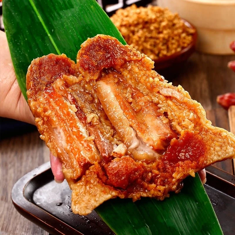 1正宗嘉兴大肉粽新鲜五花肉粽蛋真空锁鲜粽子