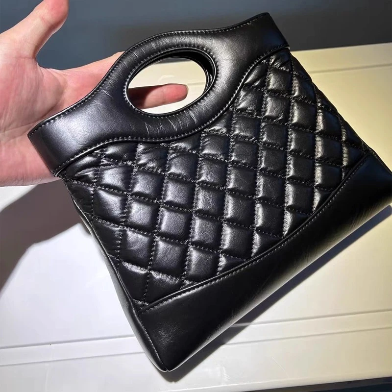 真皮女包手提包菱格链条包单肩斜挎包  31bag