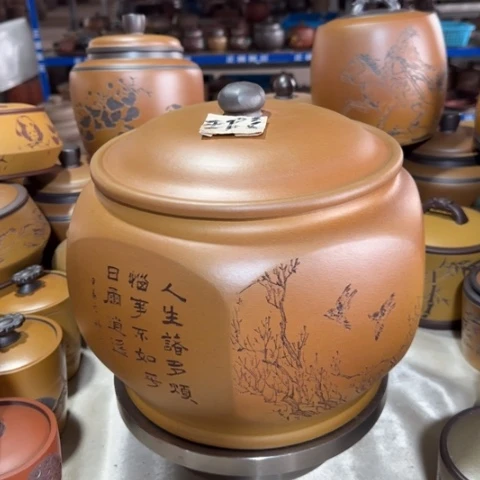 紫砂茶叶罐。。。。。。。。