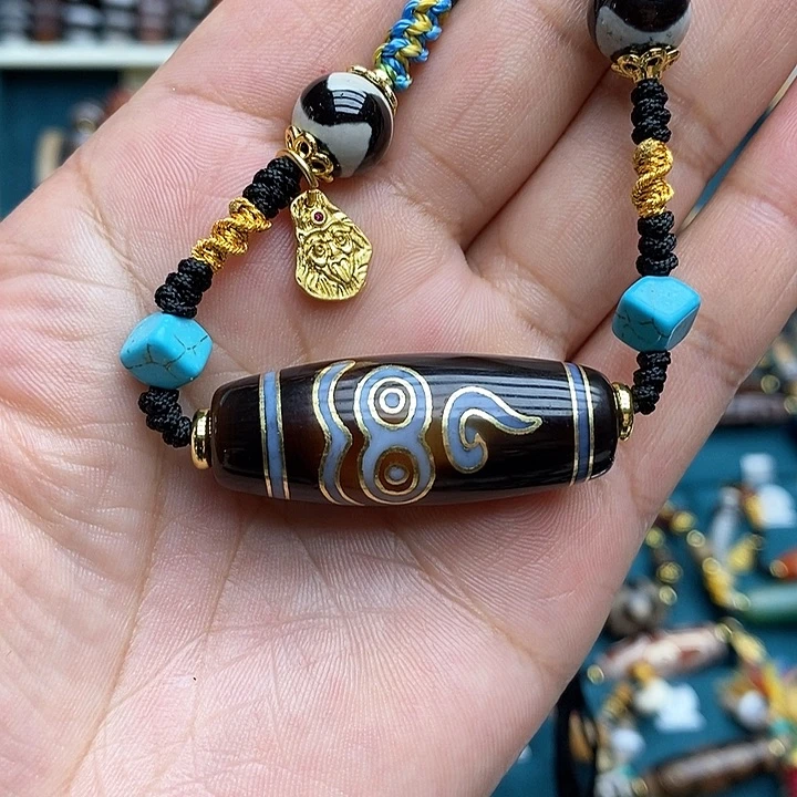 玛瑙/玉髓颈饰合金净*