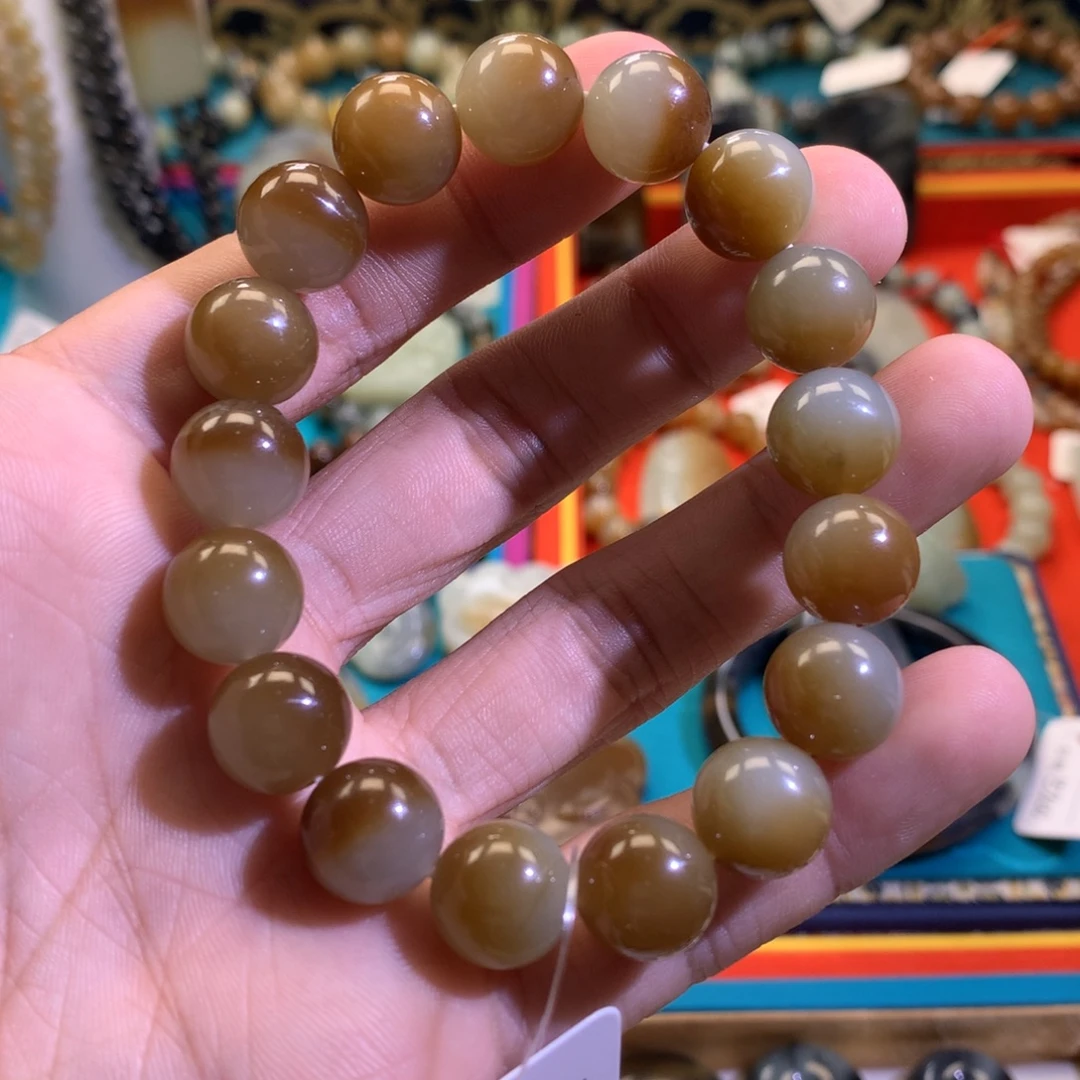 和田玉（糖玉）未镶嵌手链