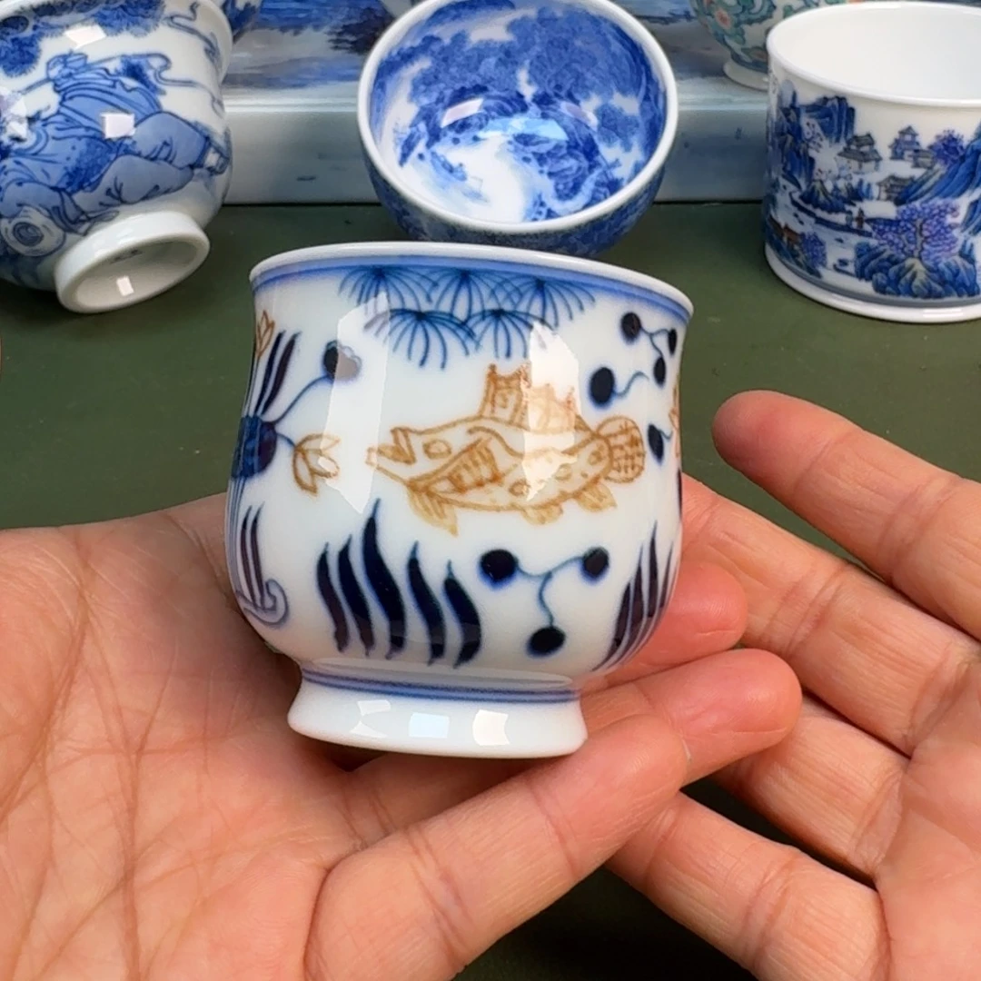 陶景德镇纯手绘茶具圆圆292