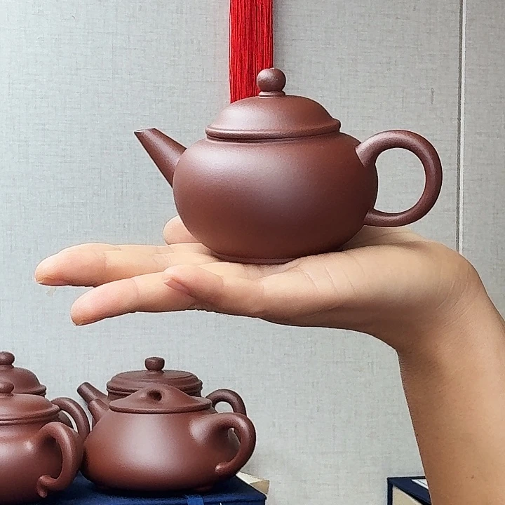 茶壶紫砂水平半手微瑕150毫升底底槽清