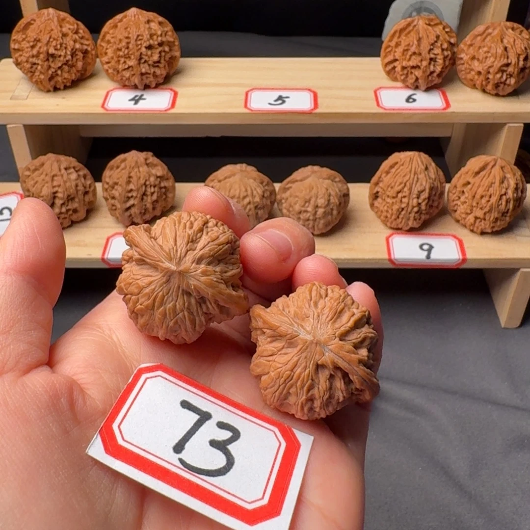 文玩核桃把件全品34尺磨盘