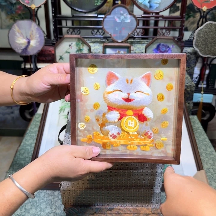 刺绣手工苏绣工艺制作技艺精湛