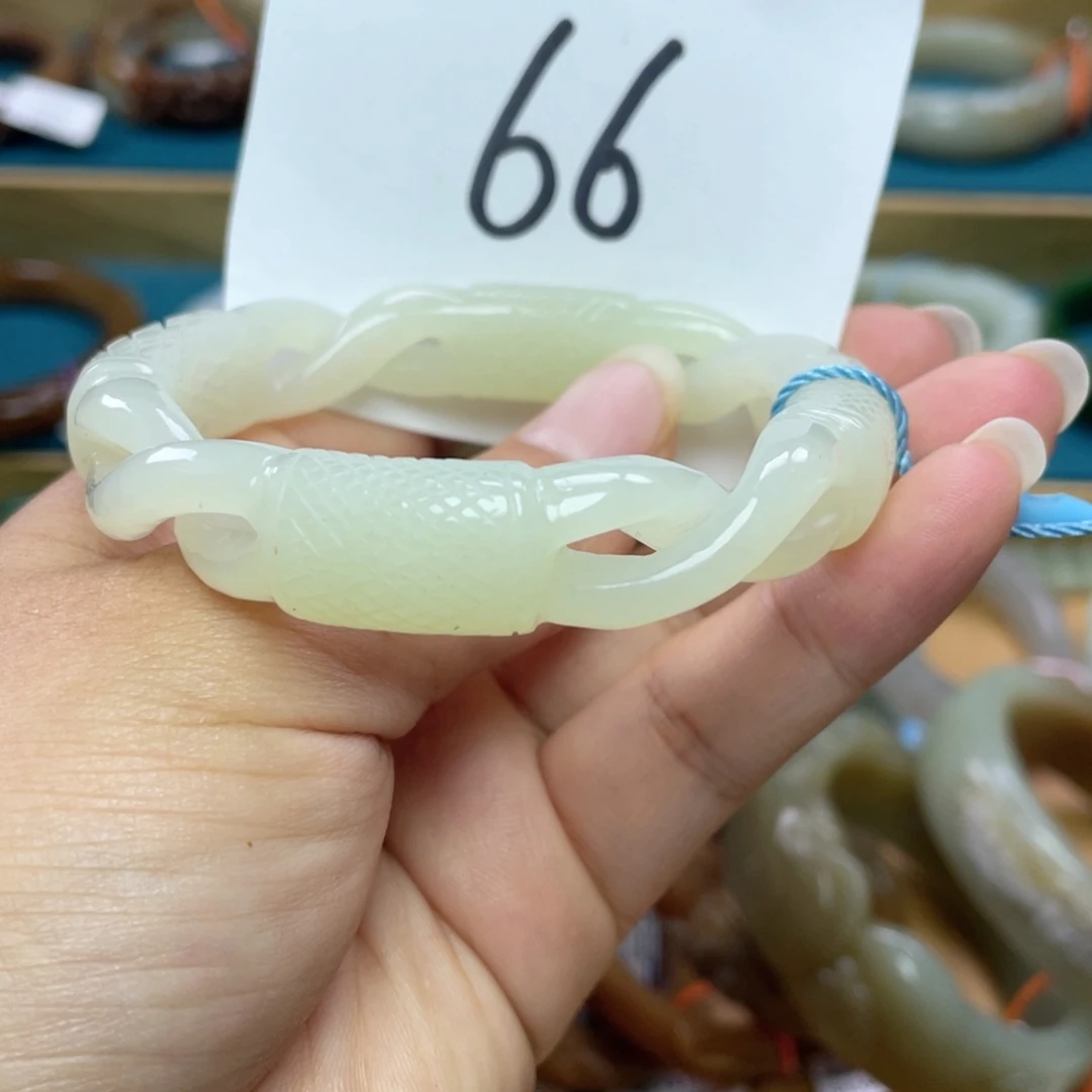 未镶嵌手镯和田玉圈口55
