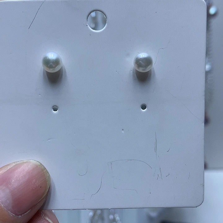 淡水珍珠巴洛克银S925镶嵌