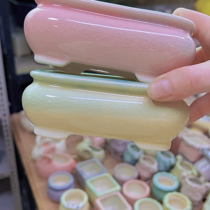 红陶陶瓷花盆当场满12包邮