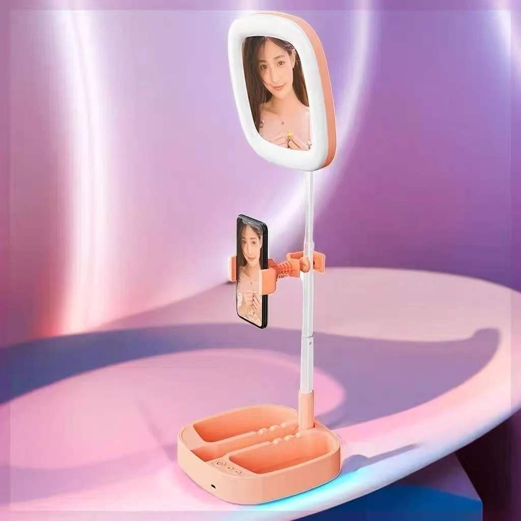 手机支架补光灯网红主播拍照户外视频便携落地通用