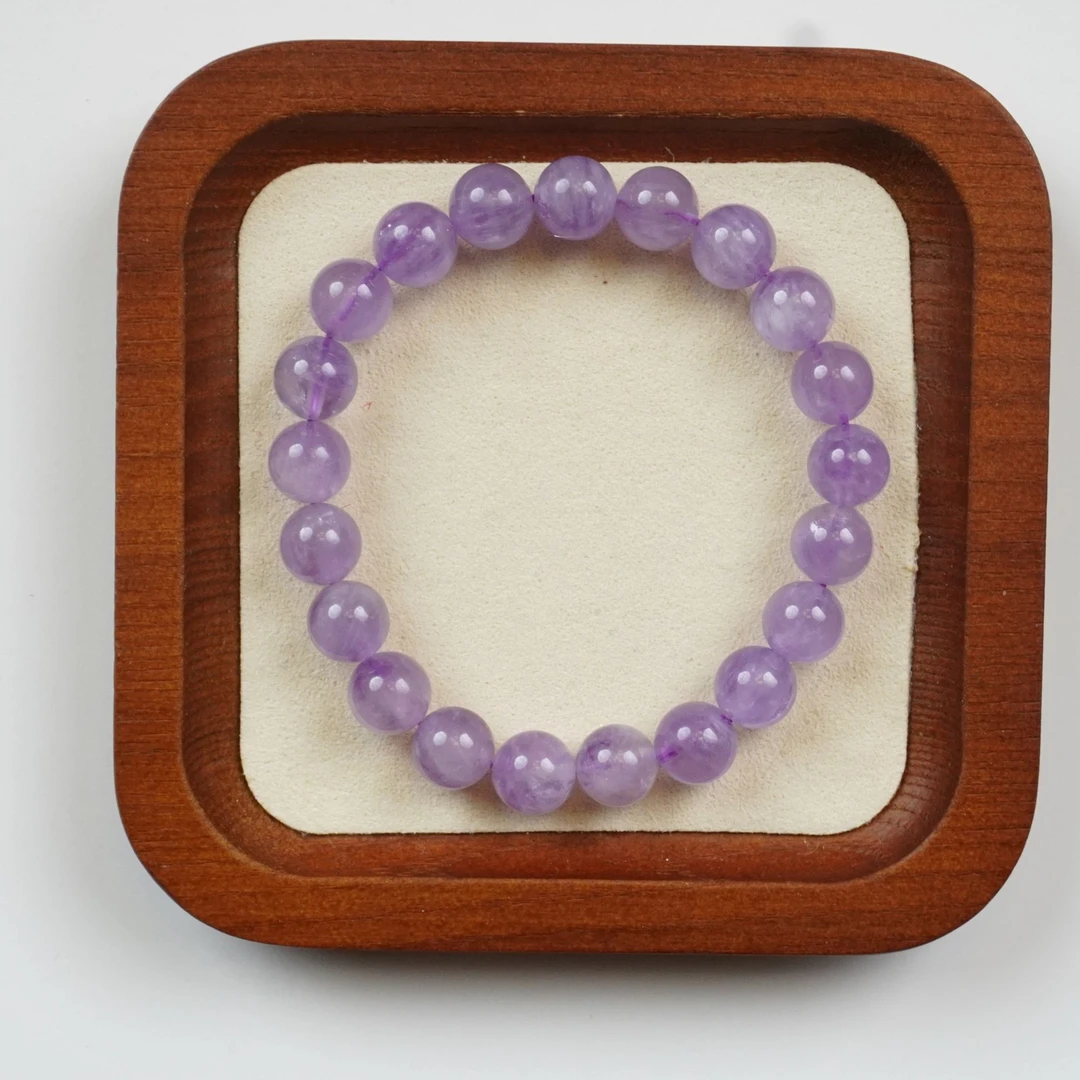 天然薰衣草水晶手串
