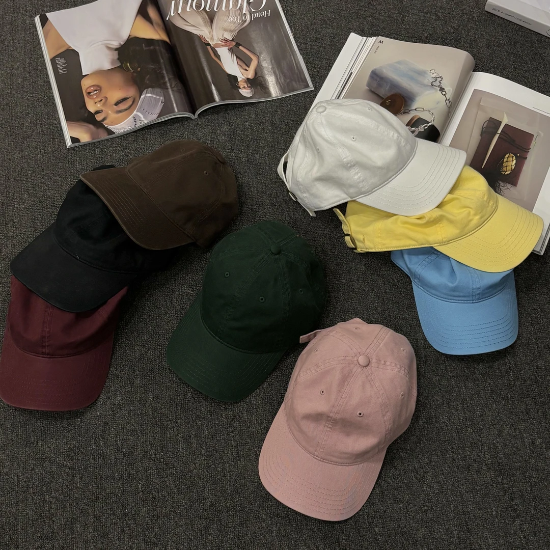 【塔鹿蕾】25年新款百搭经典棒球帽纯色软顶素板鸭舌帽G1927