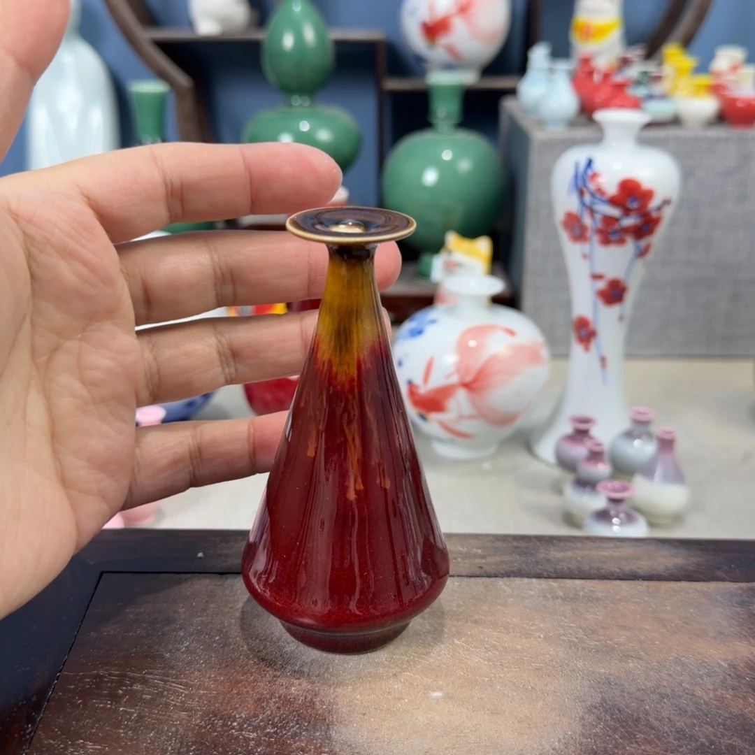 陶瓷手工小花器摆件