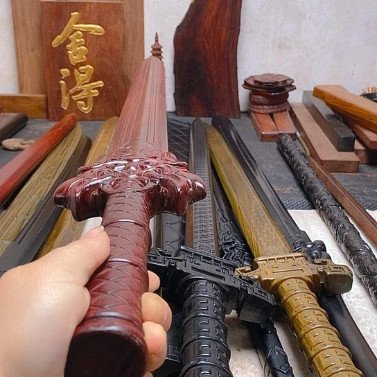 邵氏紫檀木做旧80长逆鳞