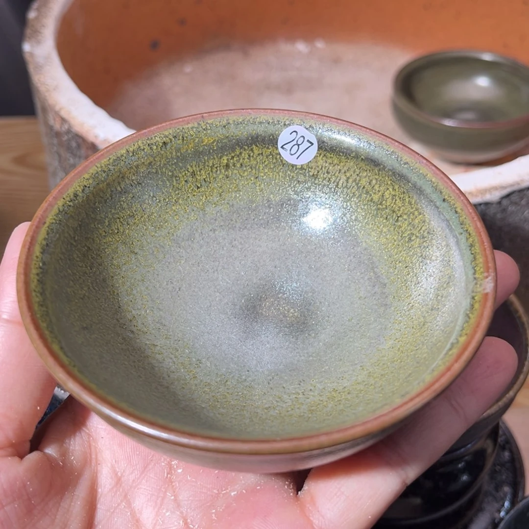 茶盏义兴龙窑坚持真柴烧微瑕