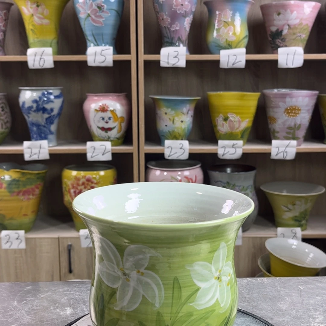 景德镇陶瓷花盆花盆