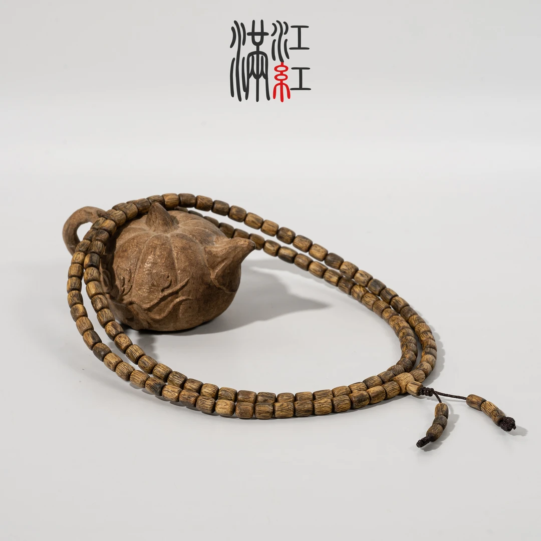 满江红 沉香手串金沙叶随型长串多样性其一发海南莺歌绿棋楠福利8