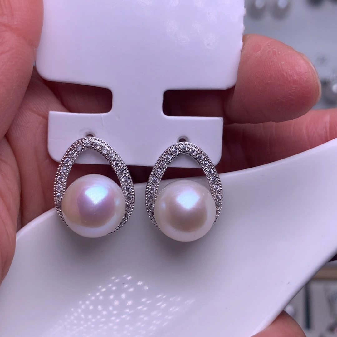 未镶嵌耳饰淡水珍珠