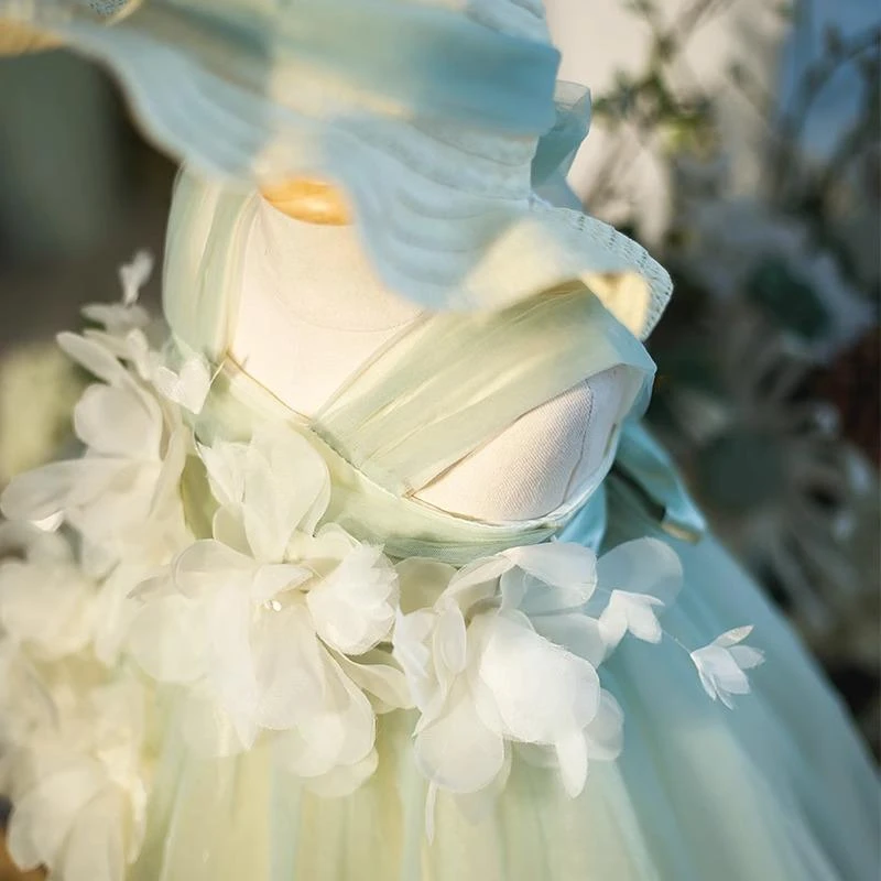 FAVMARTHA花仙子女童礼服蓬蓬公主裙儿童小众高端钢琴表演出服走