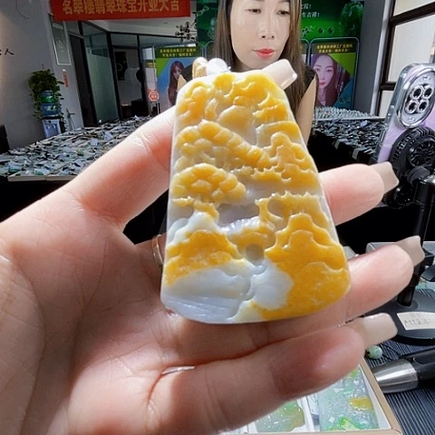 颈饰未镶嵌翡翠一个