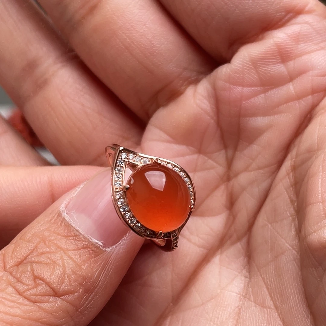 南红玛瑙吊坠未镶嵌灵*