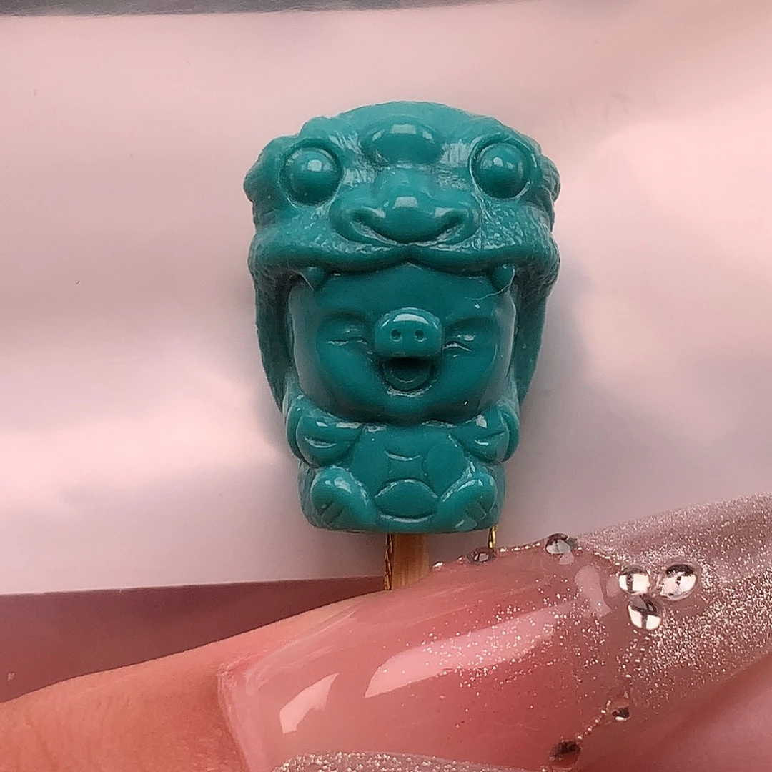 绿松石未镶嵌珠宝奇石15.3✖️20.7✖️12.7