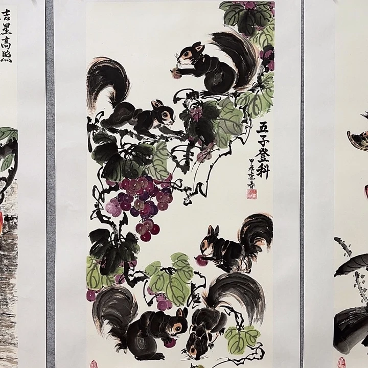 国画花鸟等的繁殖和繁殖100.50