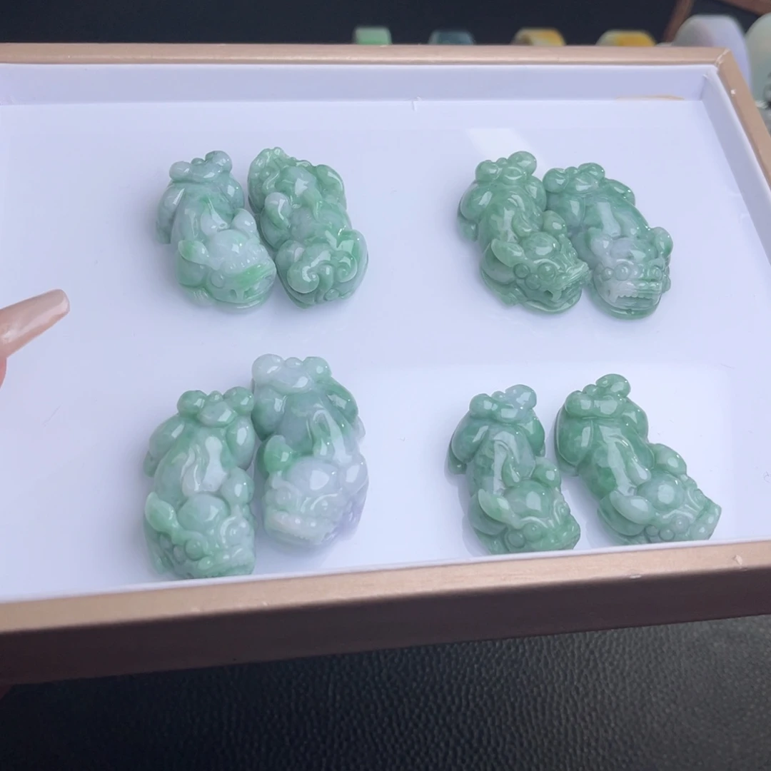 翡翠未镶嵌颈饰t142/多样性发一件/配绳