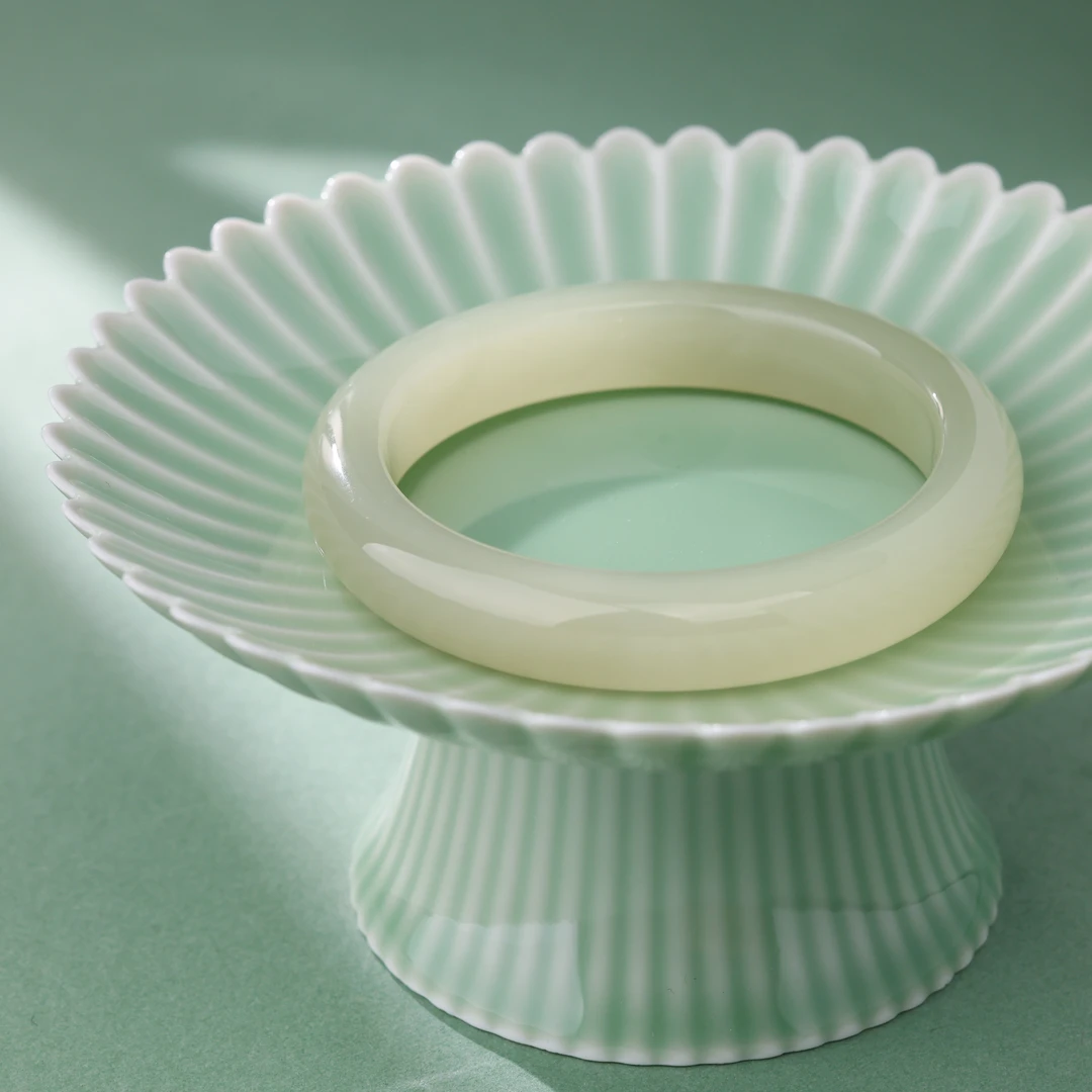 【央博玉】和田玉手镯-YB93550051-多样性发一件|BHT3