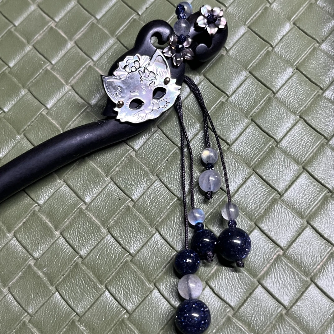 负负得朕绒花，现货，汉服发饰旗袍配饰