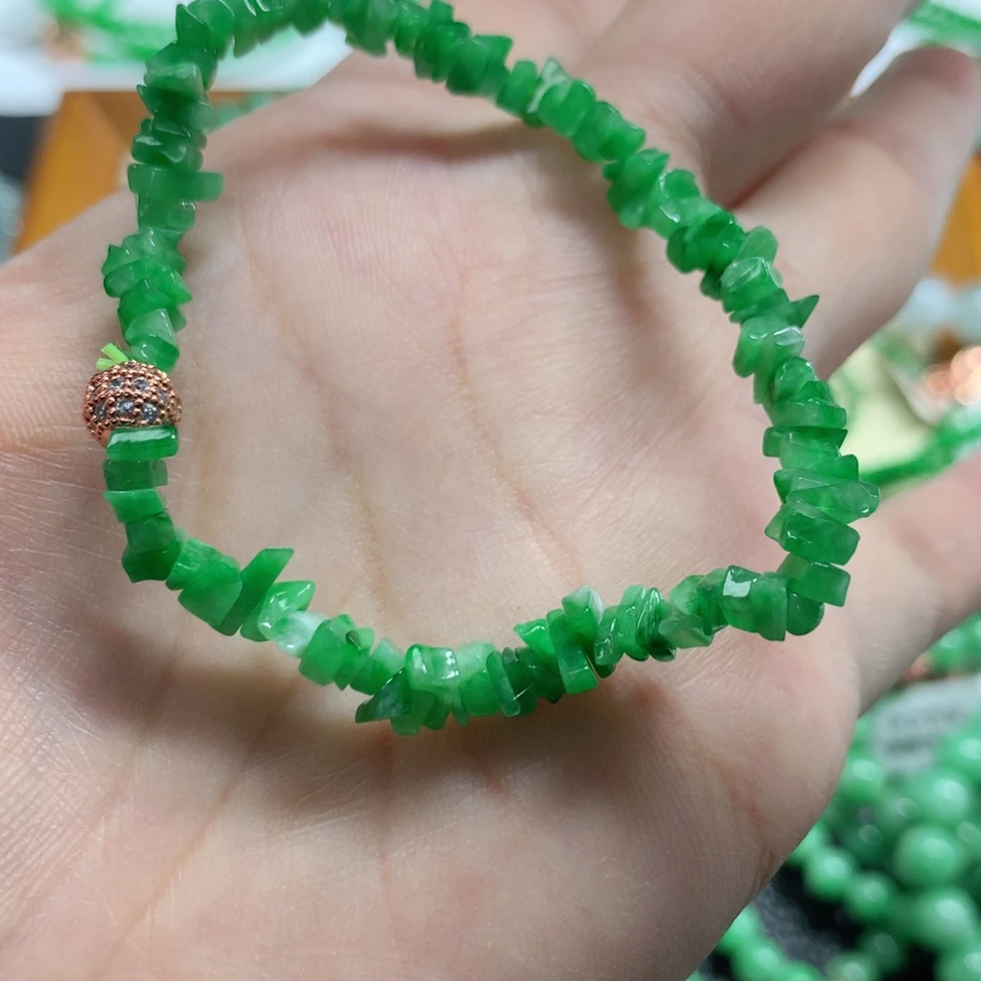 翡翠未镶嵌手链翡翠