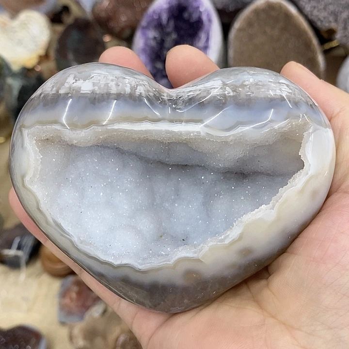 紫晶珠宝半成品未镶嵌