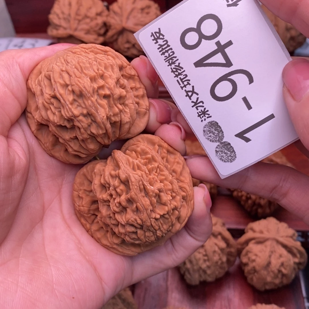 把件文玩核桃45虎头
