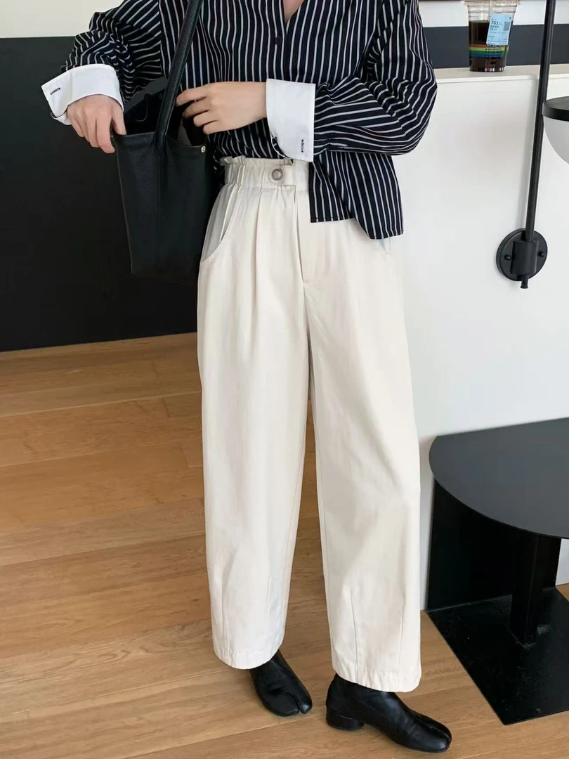 雪姐服饰「花苞休闲裤」秋季新款韩版休闲裤时尚显瘦休闲裤