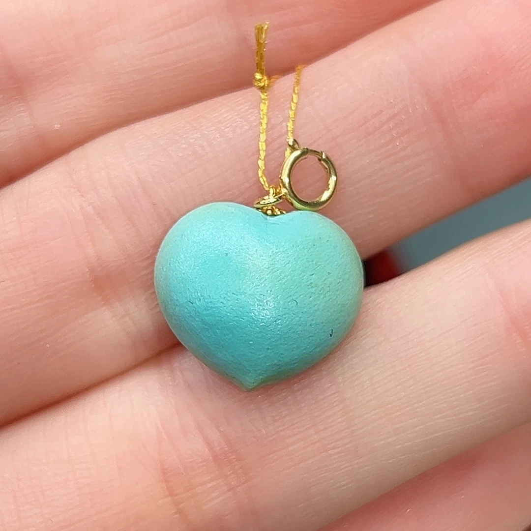 绿松石珠宝奇石18K金镶嵌