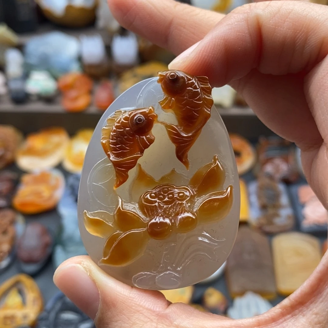 未镶嵌吊坠(不含链)玛瑙/玉髓