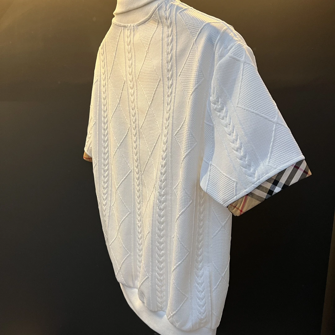 L-（带标）新款男女同款时尚设计师时尚休闲拉链短袖口袋拉链