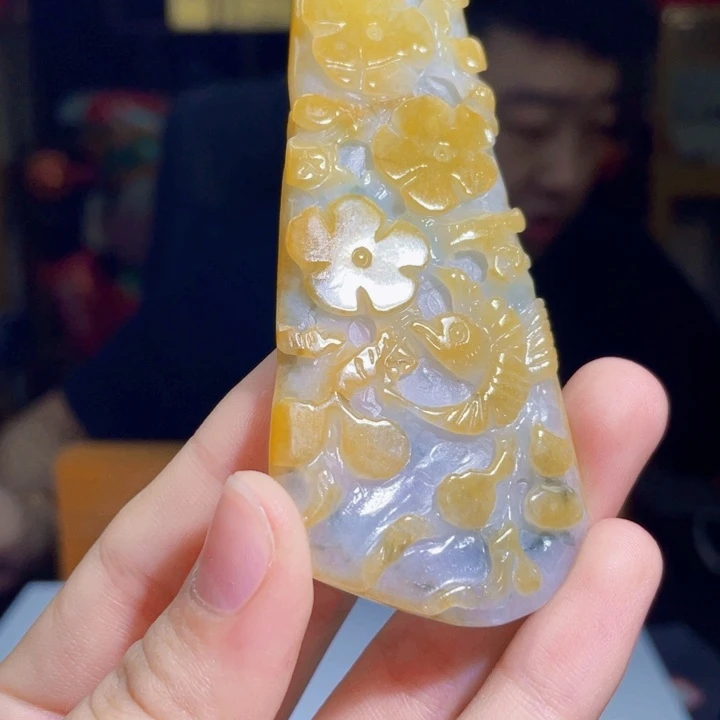 翡翠未镶嵌吊坠(不含链)X41