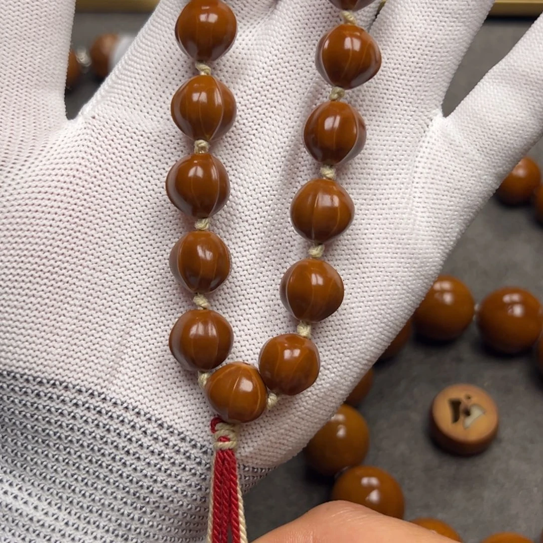 夜***行橄榄核手串/手链1.2+鲨鱼背