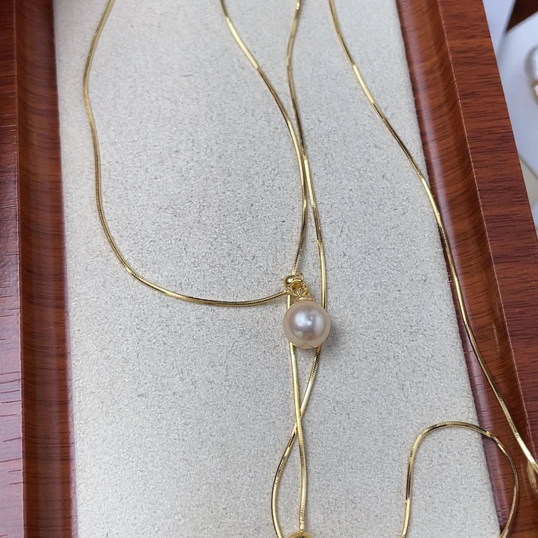 颈饰海水珍珠银S925镶嵌
